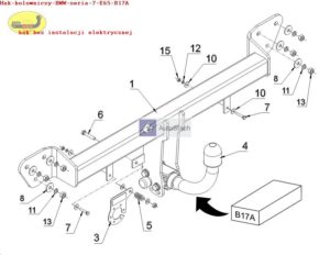 Hak holowniczy BMW 7 E 65 + E 66 11.2001/06.2008