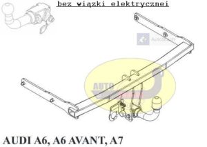 Hak holowniczy AUDI A7 Quattro od 10.2014 AUTOMAT