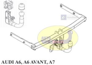 Hak holowniczy AUDI A7 Quattro 03.2011/09.2014 AUTOMAT VERTICAL