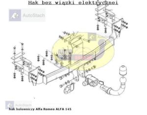 Hak holowniczy Alfa Romeo 145 automat