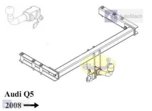 Hak holowniczy AUDI Q5 8R od 2008 AUTOMAT