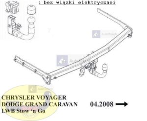 hak holowniczy chrysler voyager ch48v