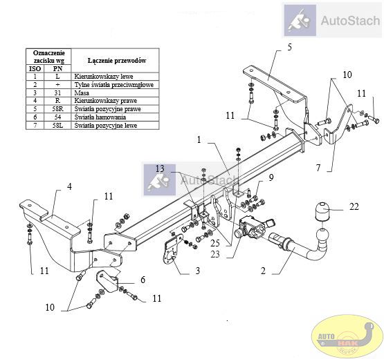 Hak-Holowniczy-Citroen-C5-2-P30A - Auto Wiejska Autoczęści