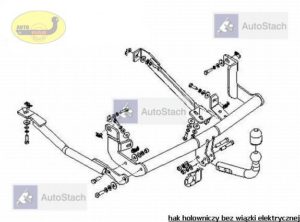 hak holowniczy FIAT SCUDO I zabudowany-blaszak, VAN 02.1996 / 01.2007 (220P) 