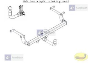 hak holowniczy DACIA DUSTER (2/4 WD) 03.2010 / 09.2013