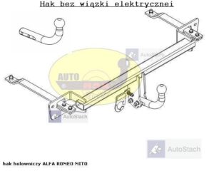 Hak holowniczy Alfa Romeo MITO od 03.2006