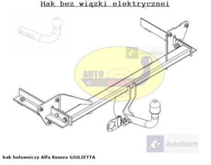 Hak holowniczy Alfa Romeo GIULIETTA od 04.2010