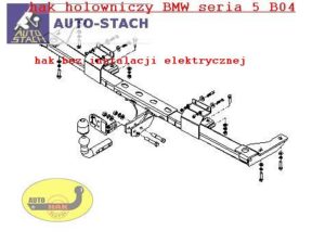 Hak holowniczy BMW 5 E 34, 4drz. 01.1988/11.1995