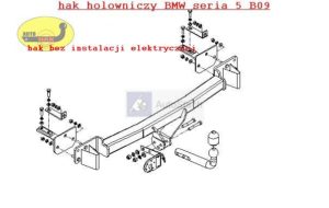 Hak holowniczy BMW 5 E 39, Kombi 02.1997 / 01.2004