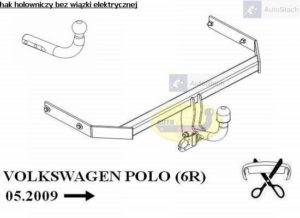 hak holowniczy AUDI A1 3/5 drz. 07.2010 / 02.2015 poza S1