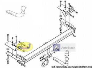 hak holowniczy Daewoo LEGANZA X10