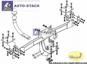 hak holowniczy FIAT BRAVO 3 drz. (182) 09.1995 / 10.2001