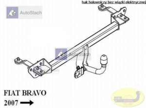 hak holowniczy FIAT BRAVO 5 drz. od 04.2007