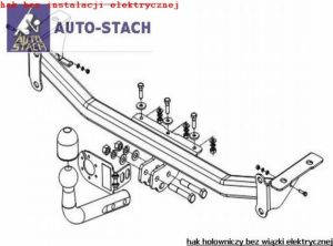 hak holowniczy FIAT CINQUECENTO 3 drz. 1992 / 1998