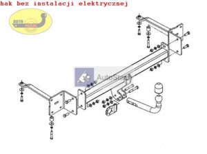 hak holowniczy FIAT CROMA 5 drz./Kombi (194) od 06.2005