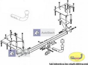 hak holowniczy FIAT MULTIPLA VAN (186) 04.1999 / 08.2004