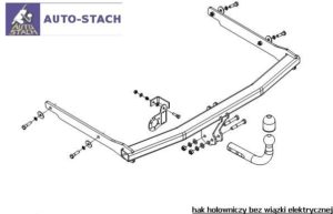 hak holowniczy FORD FOCUS II 3/5 drz. (Mk2) 11.2004 / 01.2008 poza ST