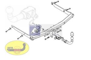 hak holowniczy FORD FOCUS II 3/5 drz. (Mk2) 11.2004 / 01.2008 poza ST AUTOMAT