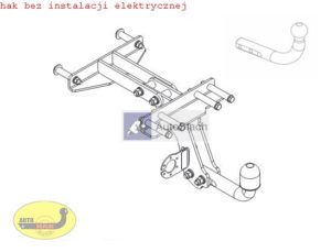 hak holowniczy FIAT STRADA Pick-up od 06.1999