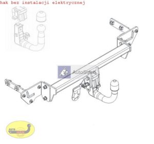 hak holowniczy FIAT TIPO 4 drz. od 2016 AUTOMAT VERTICAL