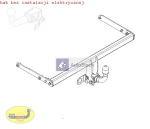 hak holowniczy FORD FIESTA 3/5 drz. 09.2008 / 12.2012 poza ST / Titanum / Sport / ECOnetic AUTOMAT