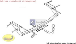 hak holowniczy FORD FOCUS II Turnier Kombi (Mk2) 2.0T 02.2005 / 02.2011 poza Sport 2.0T