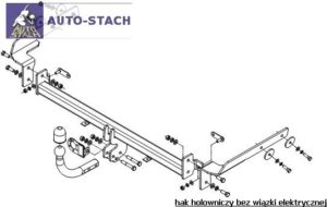 hak holowniczy FORD FOCUS I Turnier Kombi (Mk1) 01.1999 / 01.2005 poza RS