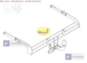 hak holowniczy FORD GALAXY III 5 drz. (Mk3), VAN, też (7 osobowy) 07.2006 / 2015 AUTOMAT