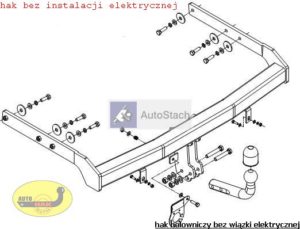 hak holowniczy FORD GALAXY 5 drz (Mk2)., VAN, też 4x4 06.2000 / 06.2006