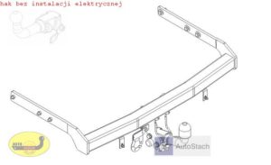 hak holowniczy FORD GALAXY 5 drz (Mk2), VAN, też 4x4 06.2000 / 06.2006 AUTOMAT