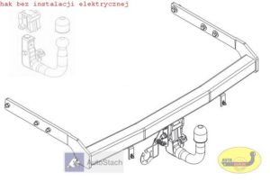 hak holowniczy FORD GALAXY 5 drz (Mk2), VAN, też 4x4 06.2000 / 06.2006 AUTOMAT VERTICAL