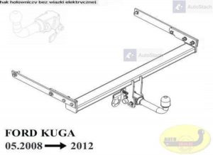 hak holowniczy FORD KUGA SUV, 2+4WD 05.2008 / 02.2013 AUTOMAT