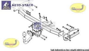 hak holowniczy FORD MAVERICK 3/5 drz. od 01.2004 AUTOMAT