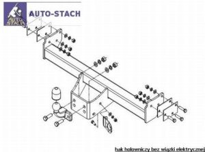 hak holowniczy FORD MAVERICK 3/5 drz., R20, UDS, UNS 06.1993 / 04.2001