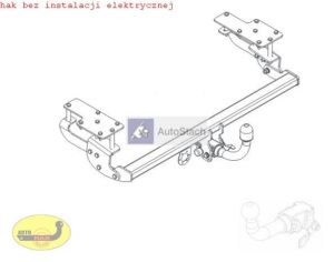 hak holowniczy FIAT SEDICI 5 drz., 2 WD od 04.2006 AUTOMAT