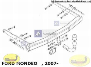 hak holowniczy FORD MONDEO 5 drz Mk4 05.2007 / 09.2014