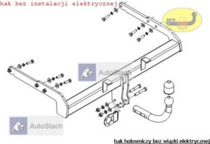 hak holowniczy FORD S - MAX 5 drz. VAN 06.2006 / 2015