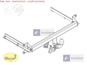 hak holowniczy HONDA ACCORD 4 drz. od 08.2008 AUTOMAT